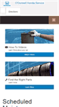 Mobile Screenshot of odonnellhondaservice.com